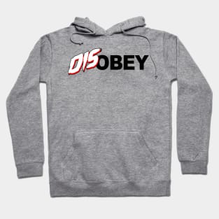 Disobey, white Hoodie